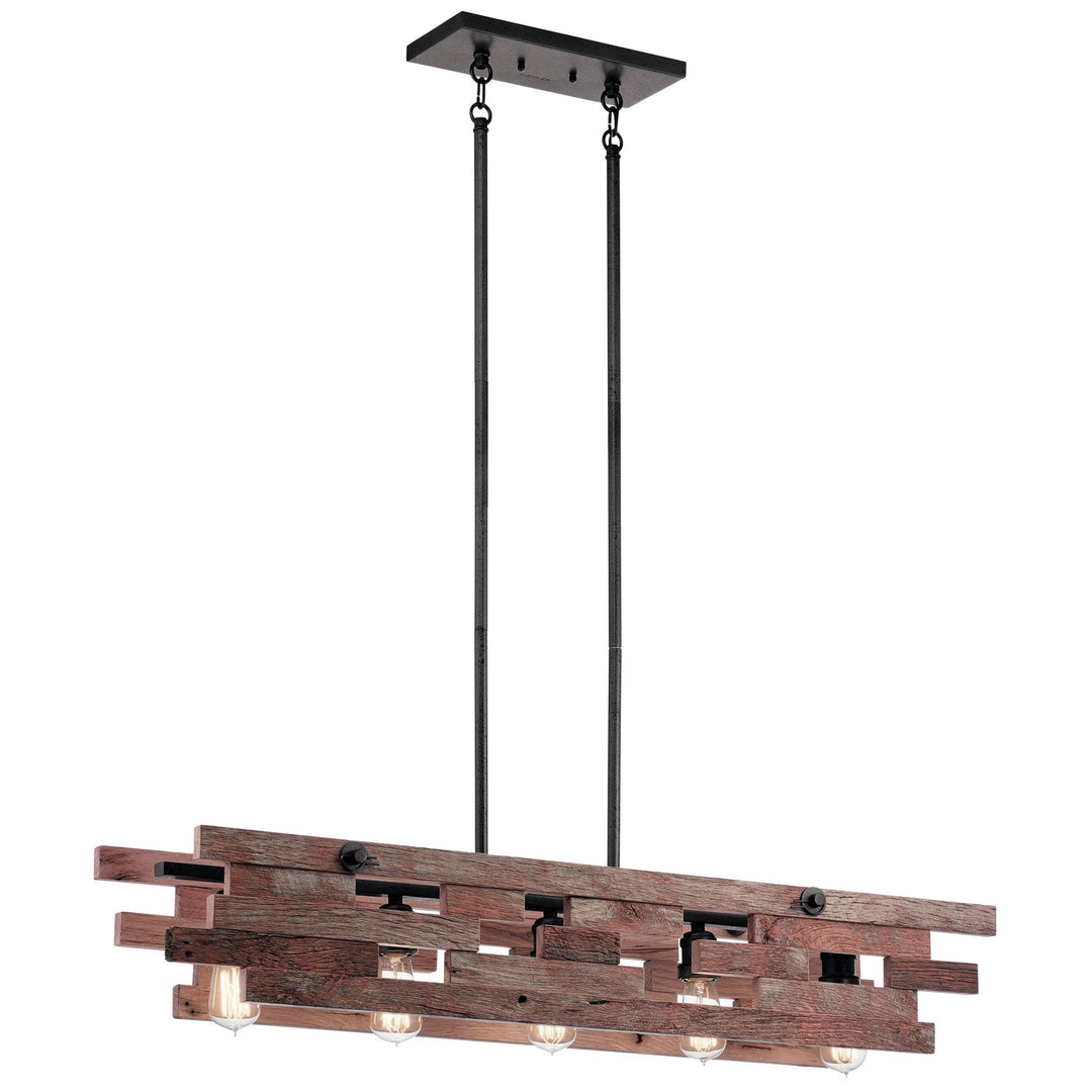 Kichler Five Light Linear Chandelier