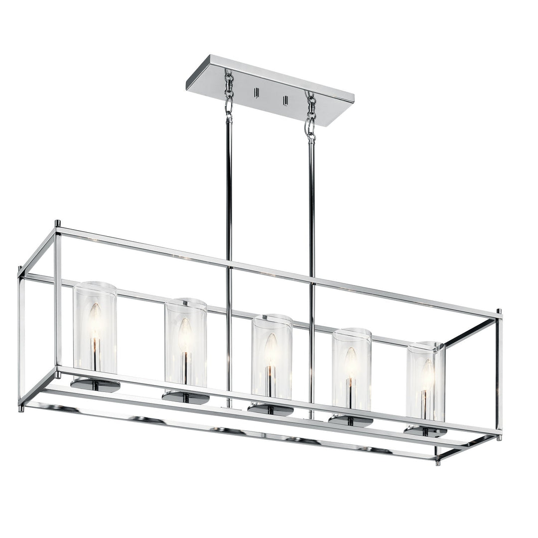 Kichler Five Light Linear Chandelier