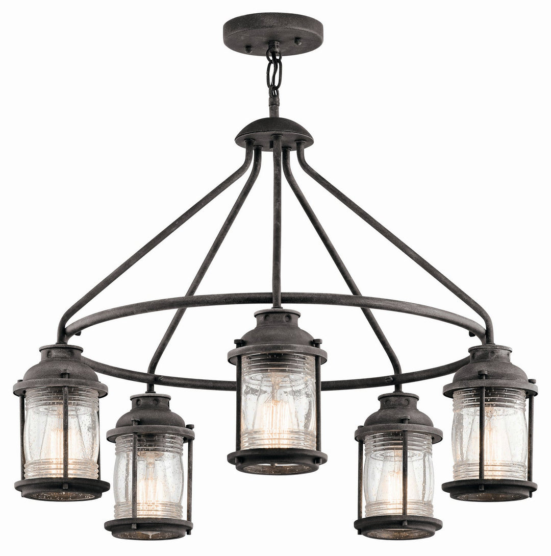 Kichler Five Light Outdoor Chandelier