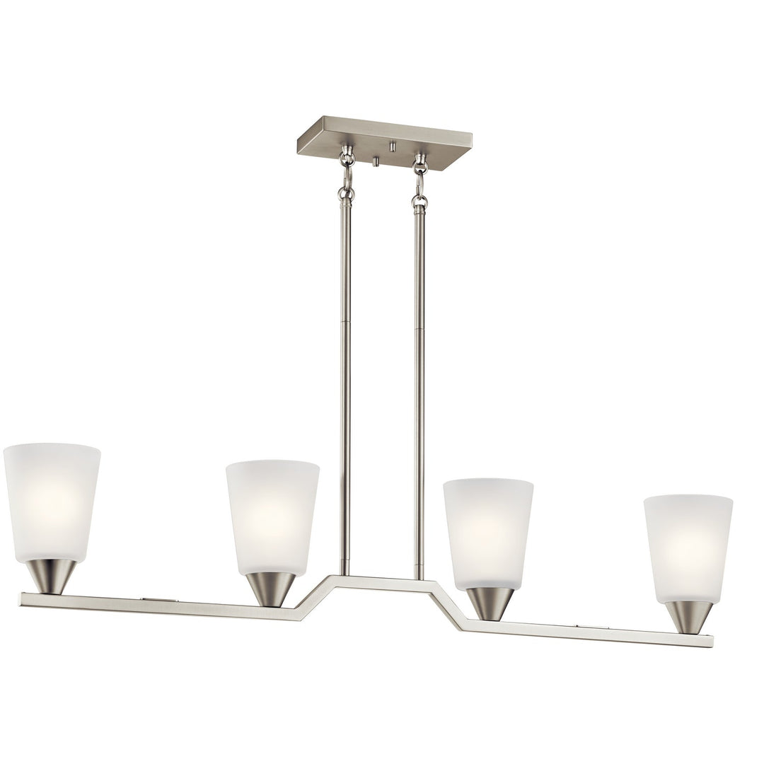 Kichler Four Light Linear Chandelier