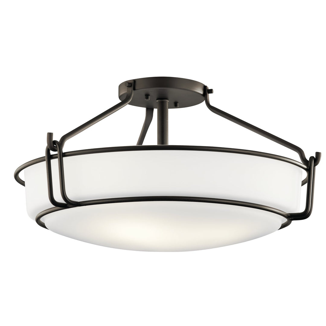 Kichler Four Light Semi Flush Mount