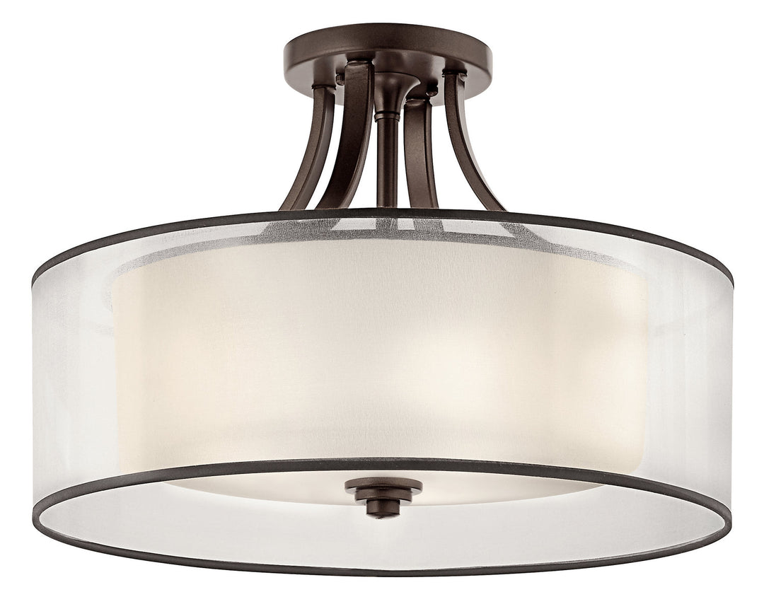 Kichler Four Light Semi Flush Mount