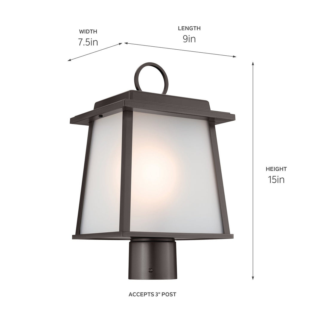 Kichler One Light Outdoor Post Lantern