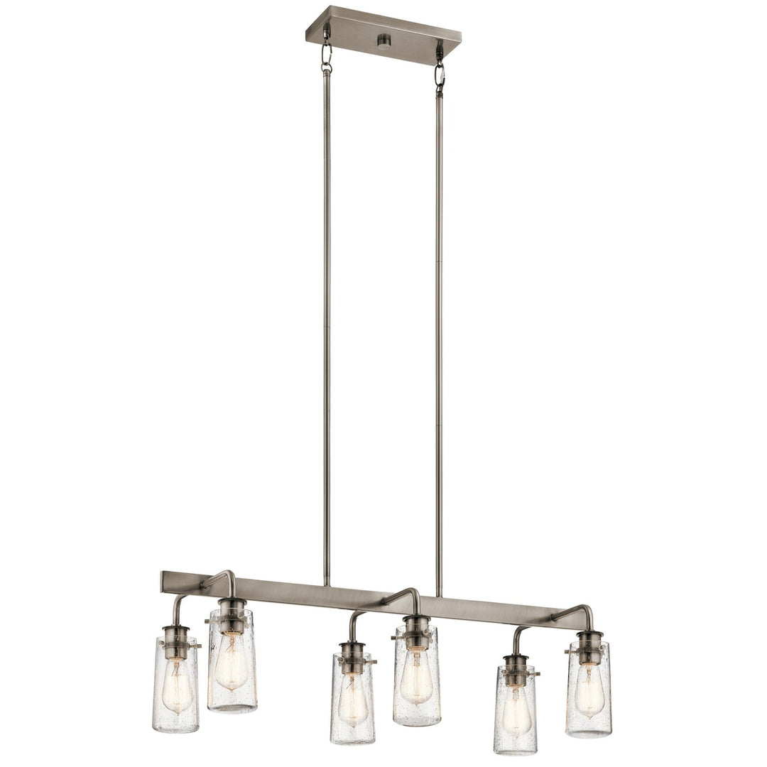 Kichler Six Light Linear Chandelier