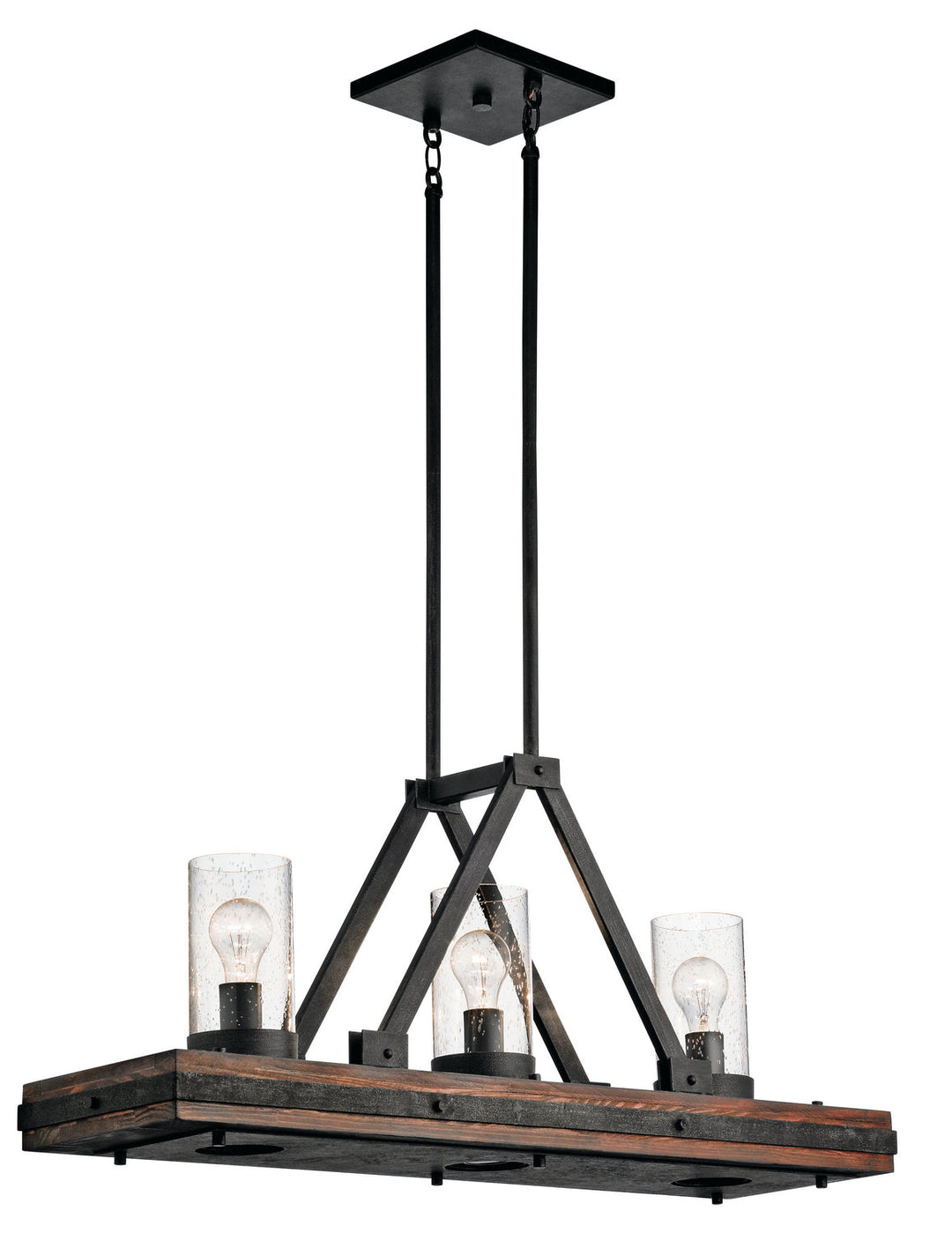 Kichler Six Light Linear Chandelier