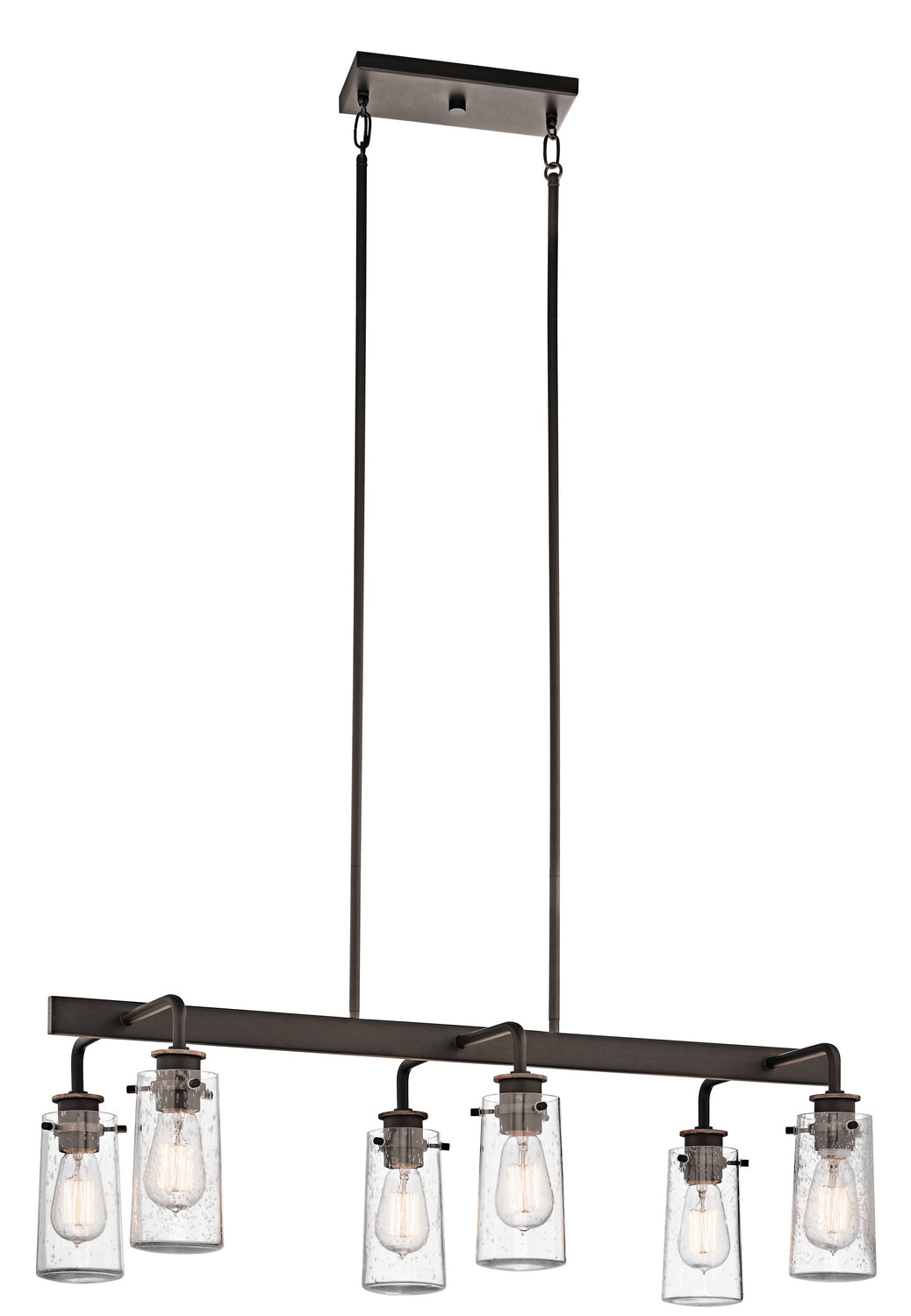 Kichler Six Light Linear Chandelier
