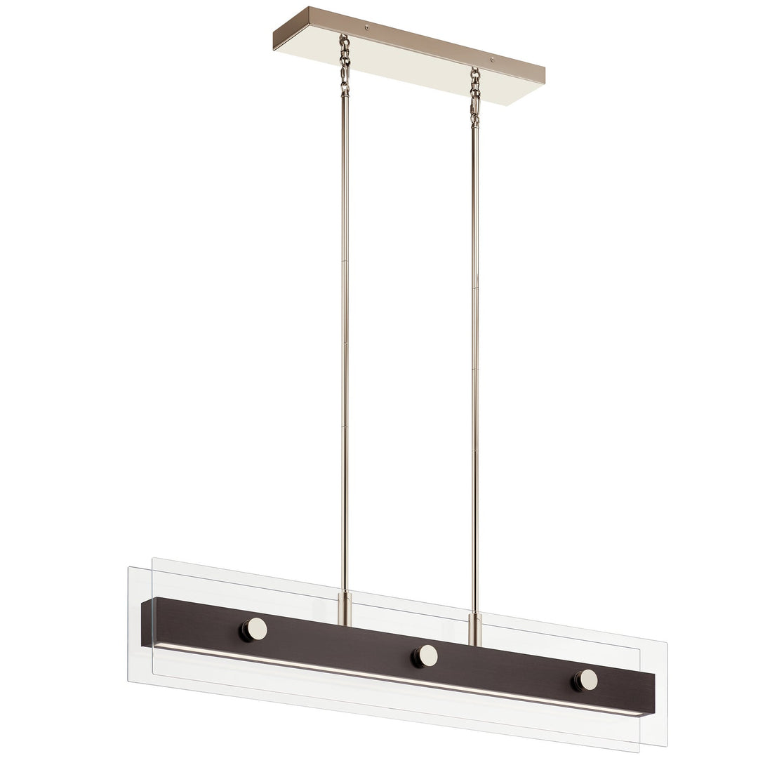 Kichler Six Light Linear Chandelier