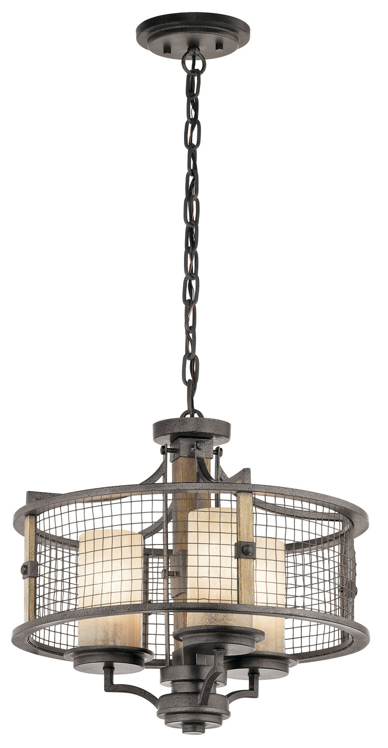 Kichler Three Light Chandelier/Semi Flush Mount