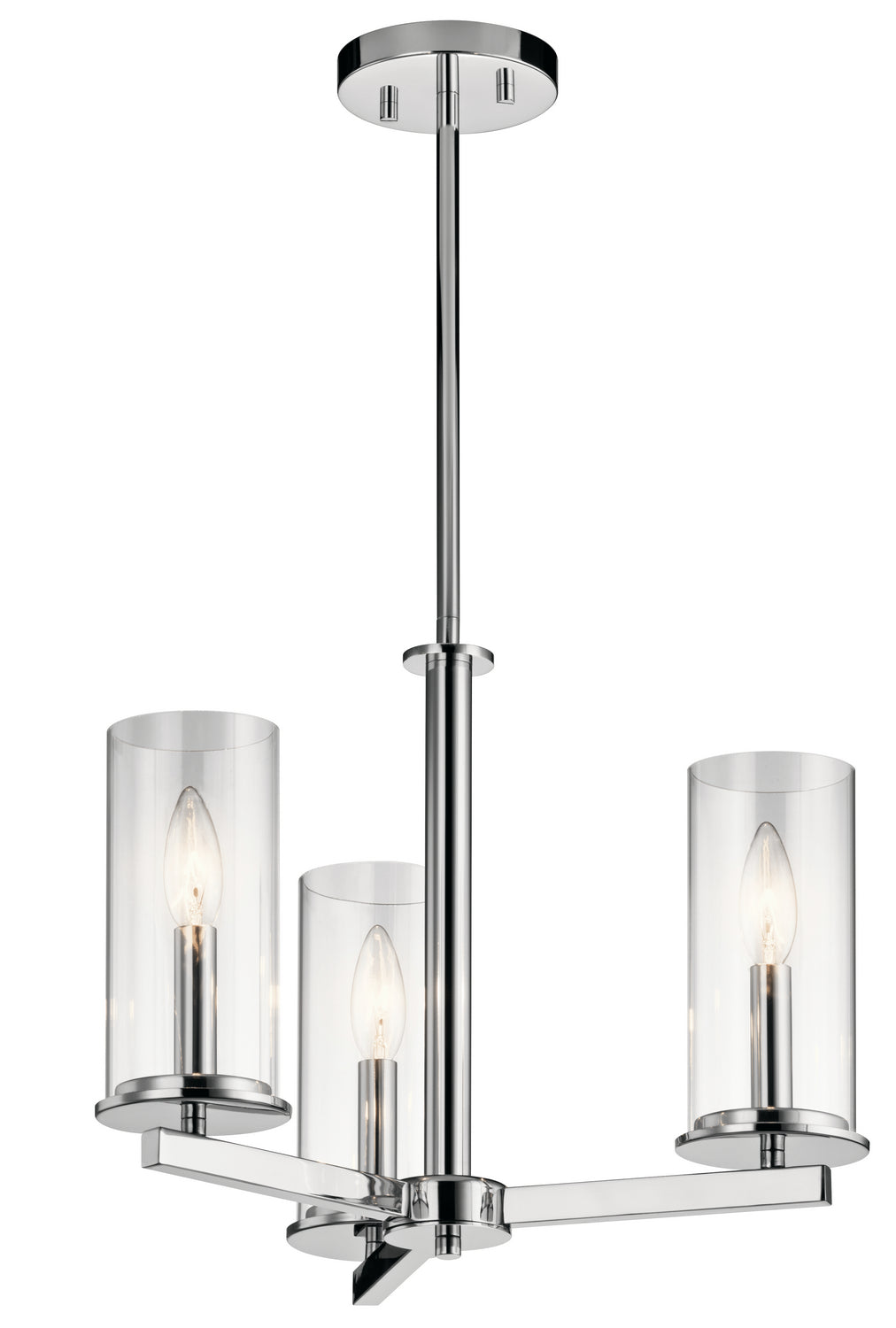 Kichler Three Light Chandelier/Semi Flush Mount