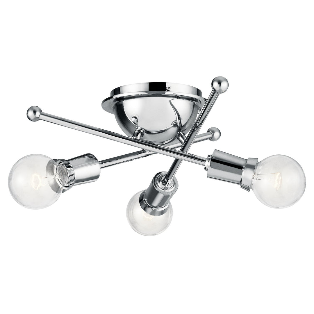 Kichler Three Light Flush Mount