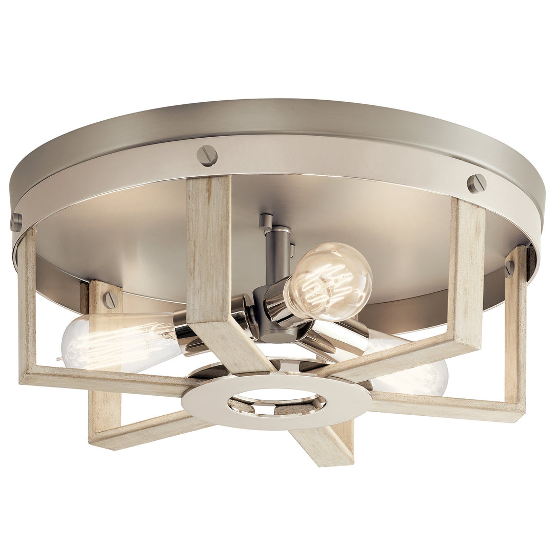 Kichler Three Light Flush Mount