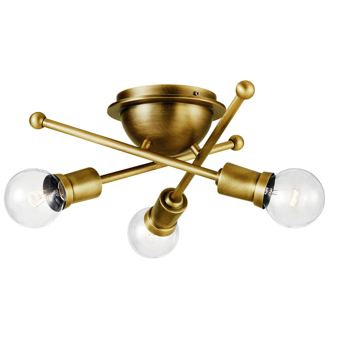 Kichler Three Light Flush Mount