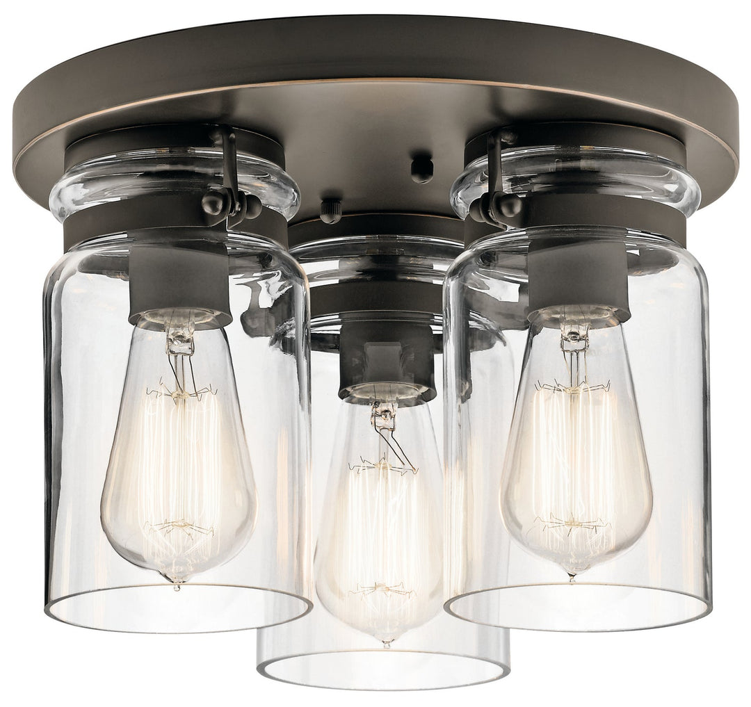 Kichler Three Light Flush Mount