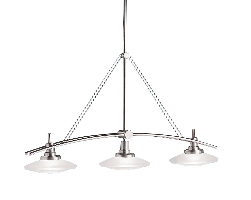 Kichler Three Light Linear Chandelier
