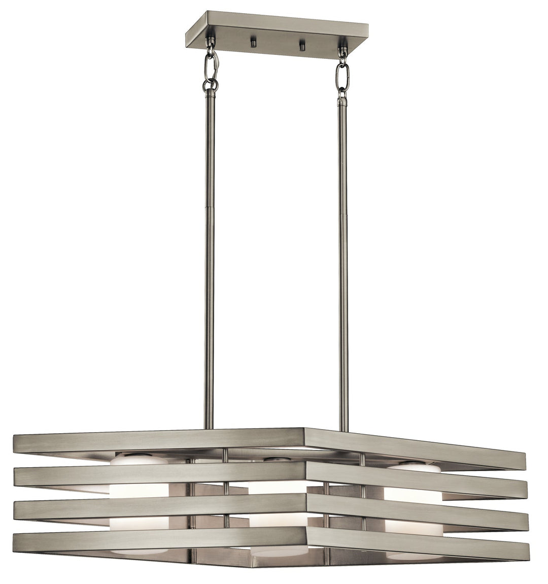 Kichler Three Light Linear Chandelier