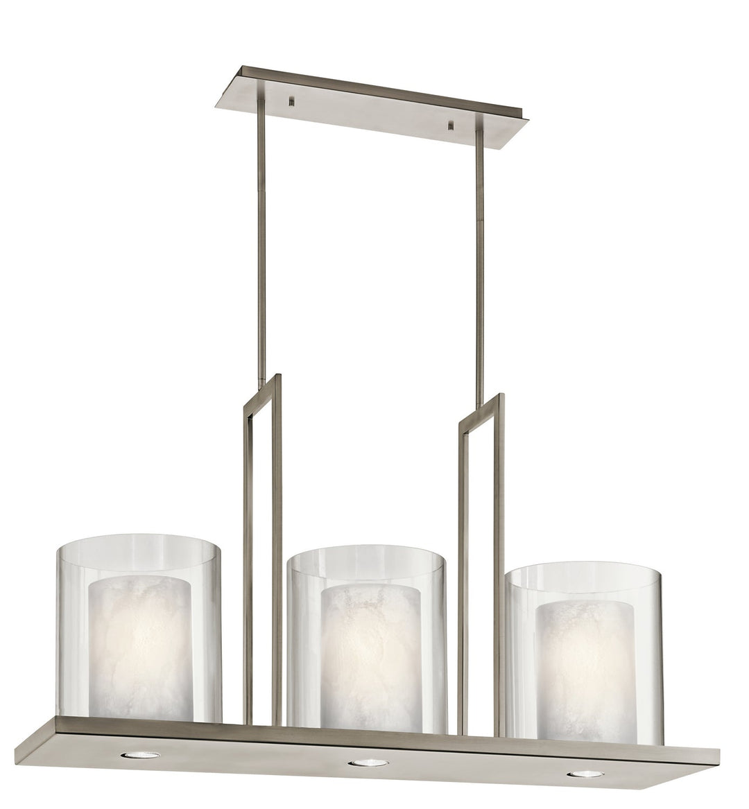 Kichler Three Light Linear Chandelier