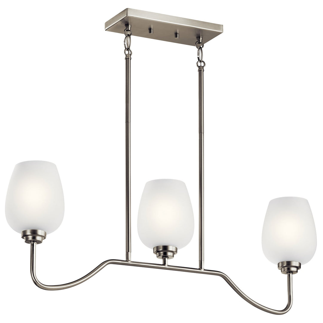 Kichler Three Light Linear Chandelier