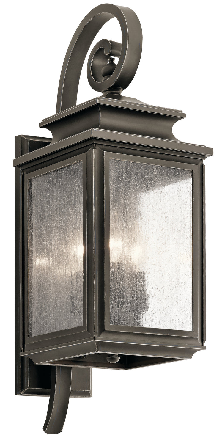 Kichler Three Light Outdoor Wall Mount
