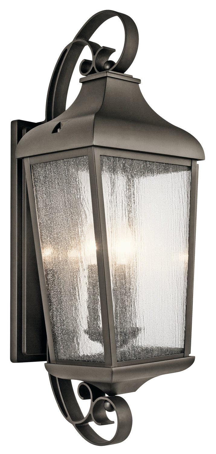 Kichler Three Light Outdoor Wall Mount
