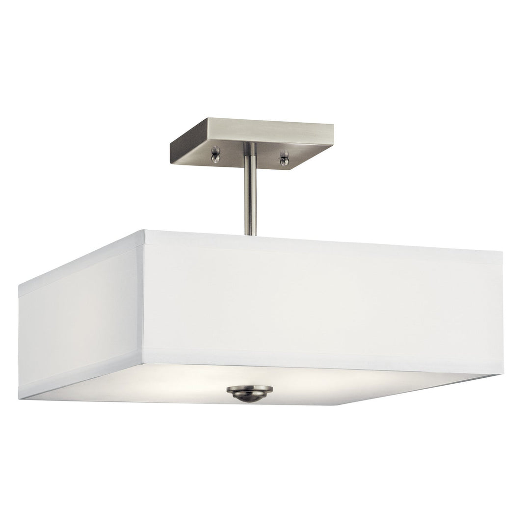 Kichler Three Light Semi Flush Mount
