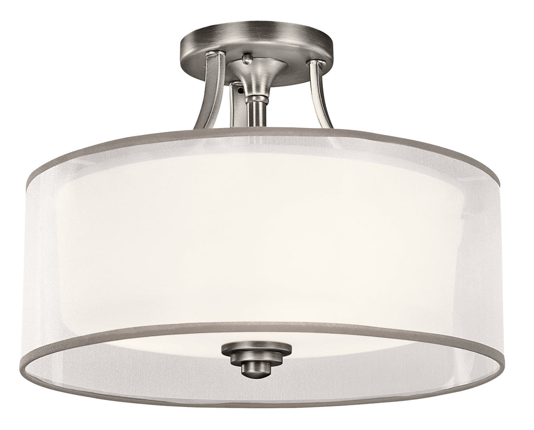 Kichler Three Light Semi Flush Mount