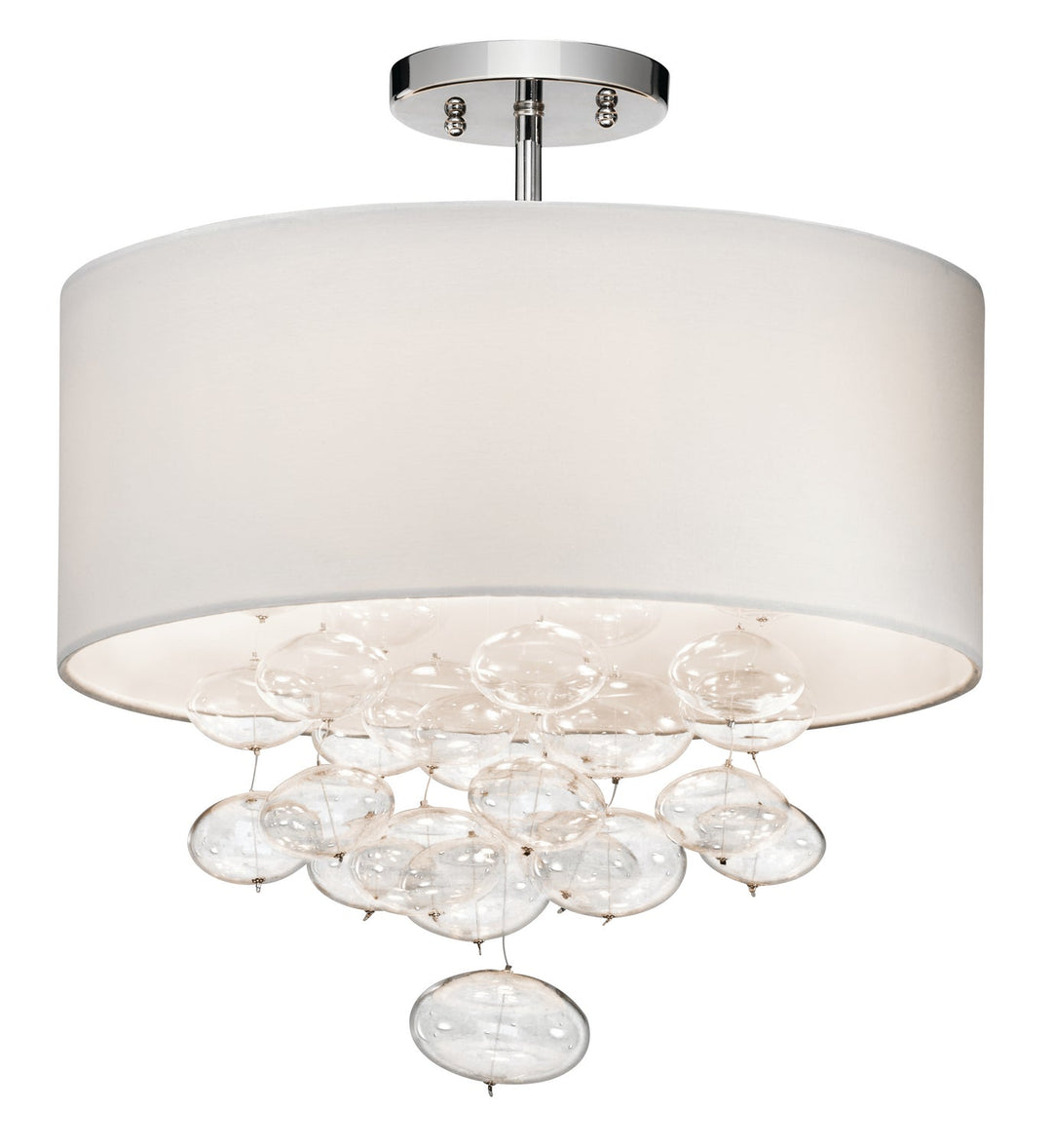 Kichler Three Light Semi Flush Mount