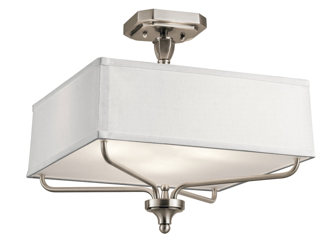 Kichler Three Light Semi Flush Mount