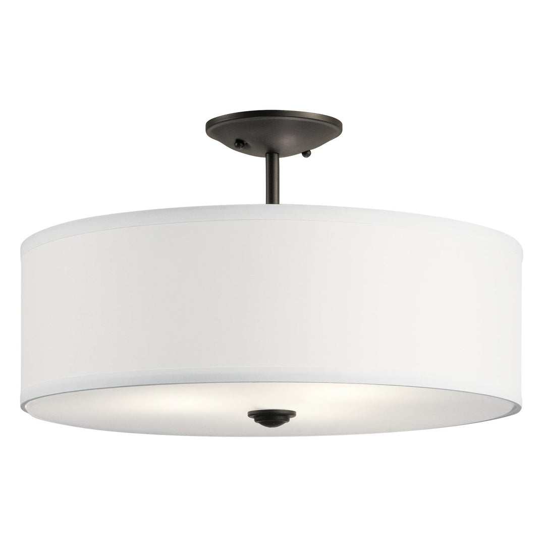 Kichler Three Light Semi Flush Mount