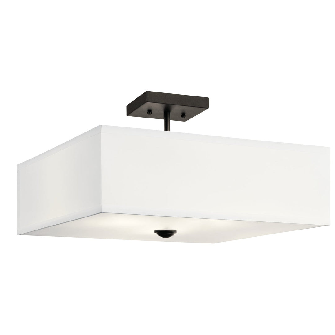 Kichler Three Light Semi Flush Mount