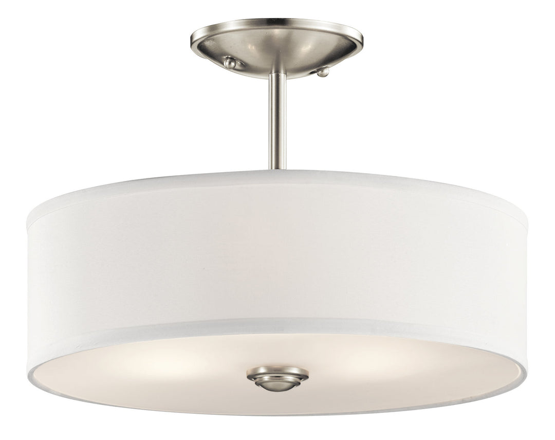 Kichler Three Light Semi Flush Mount