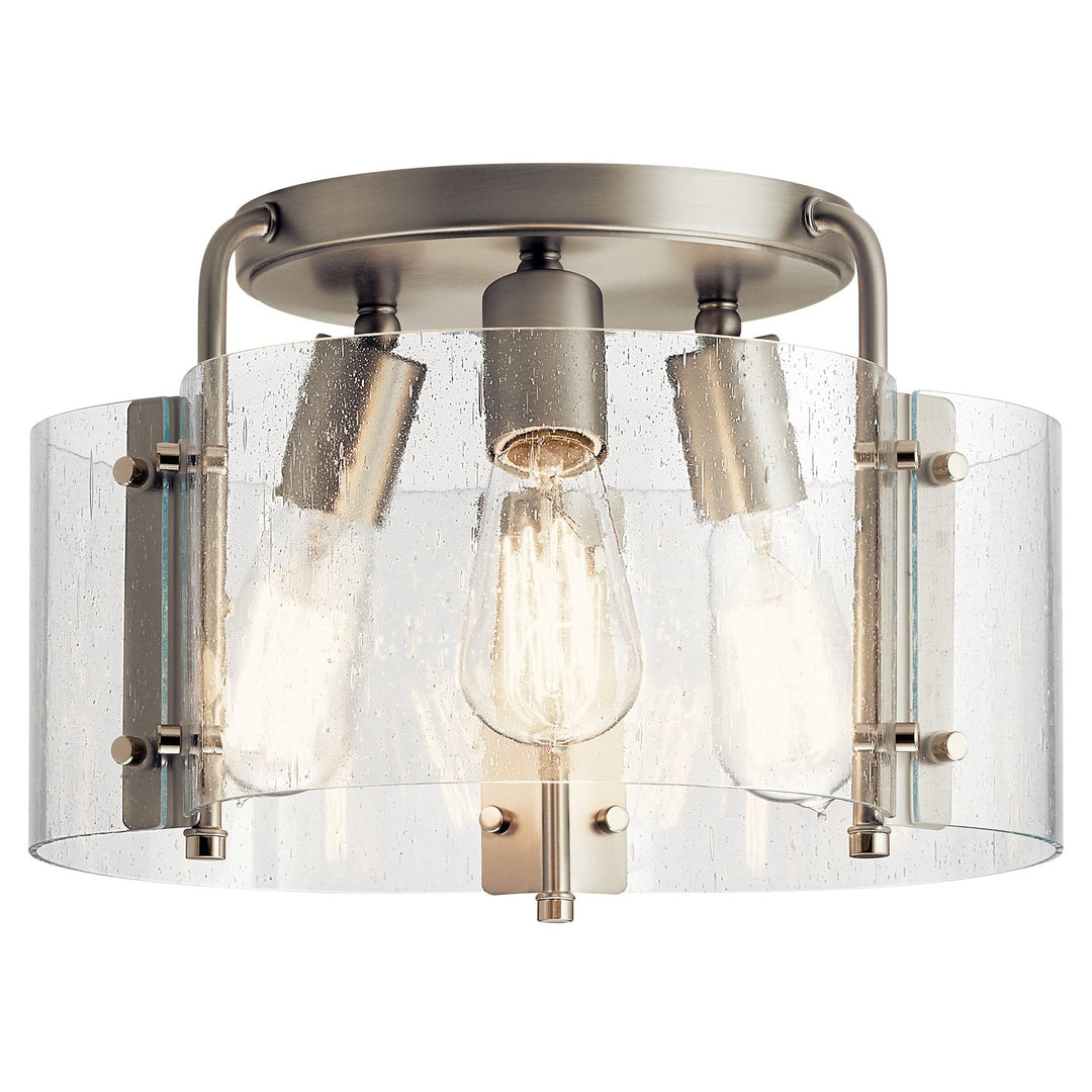 Kichler Three Light Semi Flush Mount
