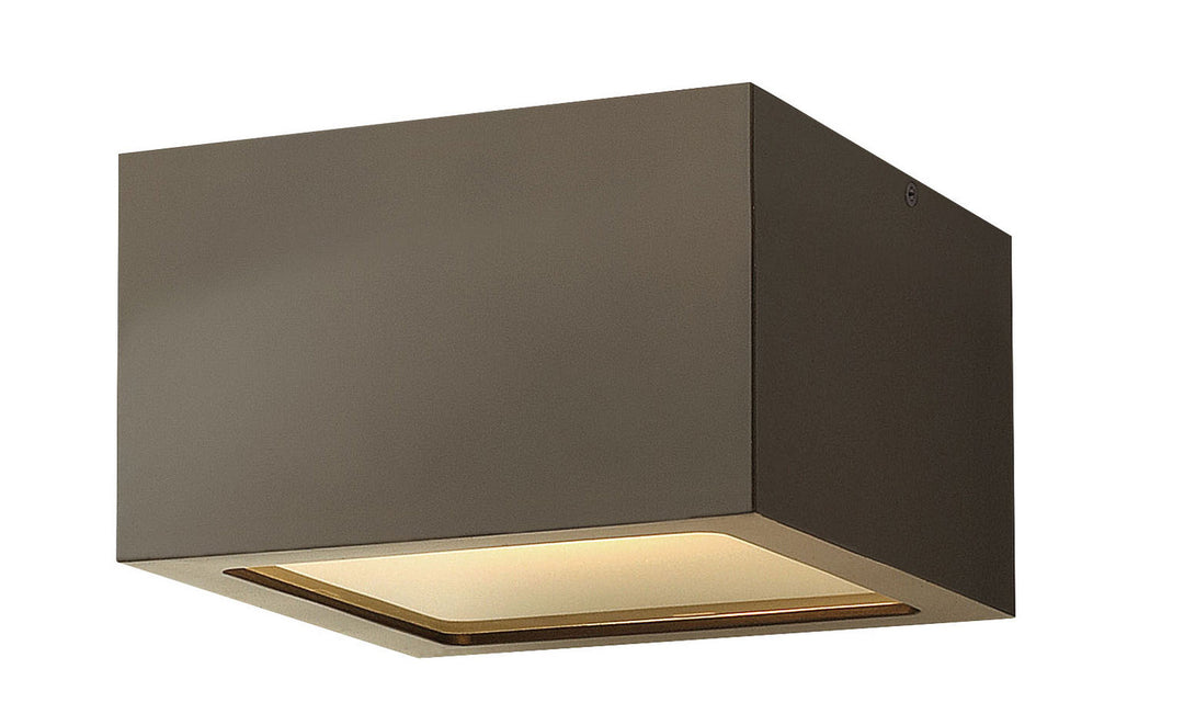 Kube LED Flush Mount in Bronze
