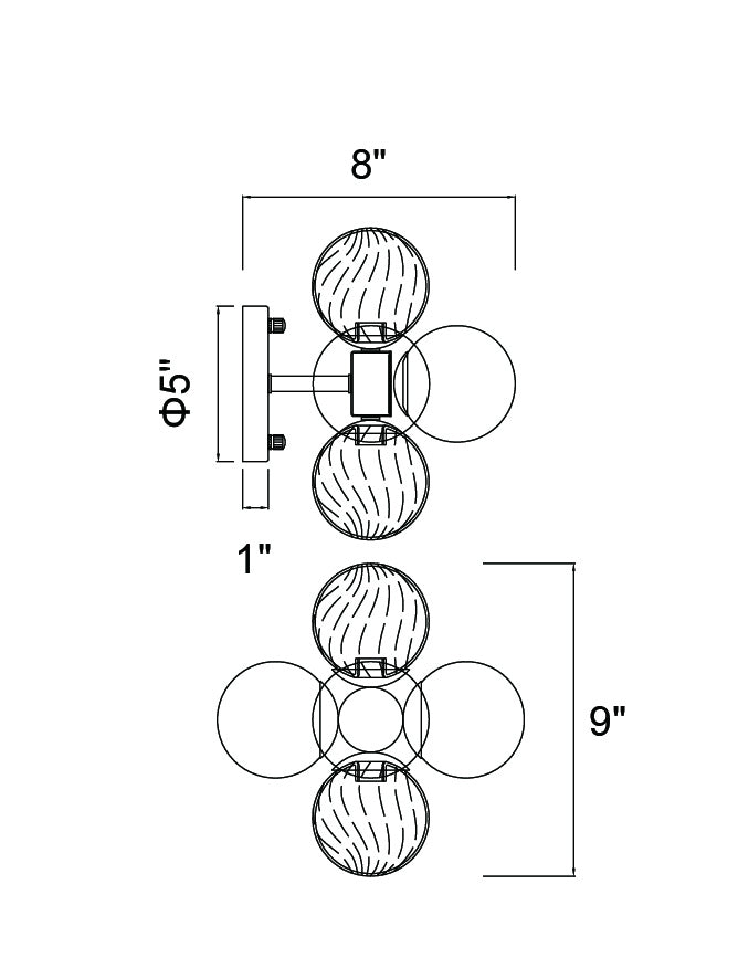 CWI Lighting LED Wall Sconce