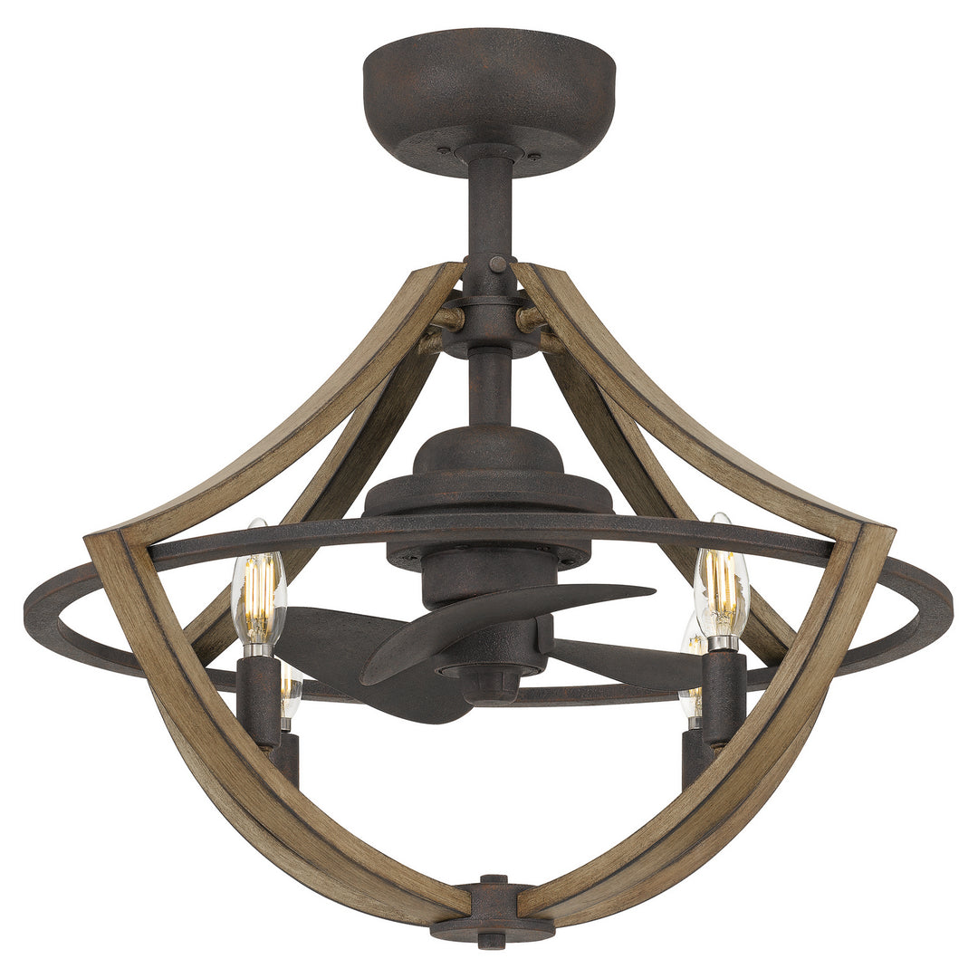 Quoizel Four Light Fandelier