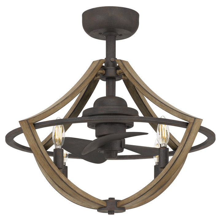 Quoizel Four Light Fandelier
