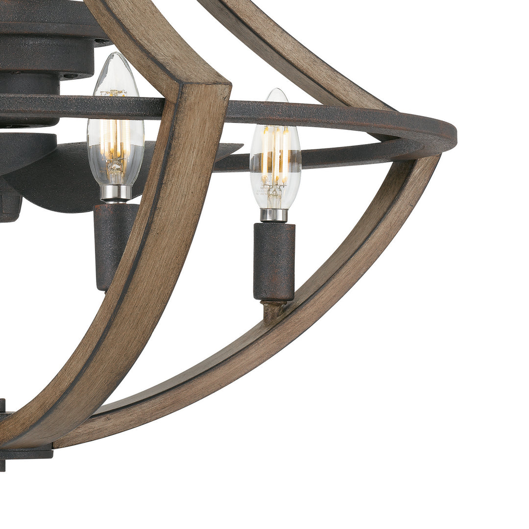 Quoizel Four Light Fandelier