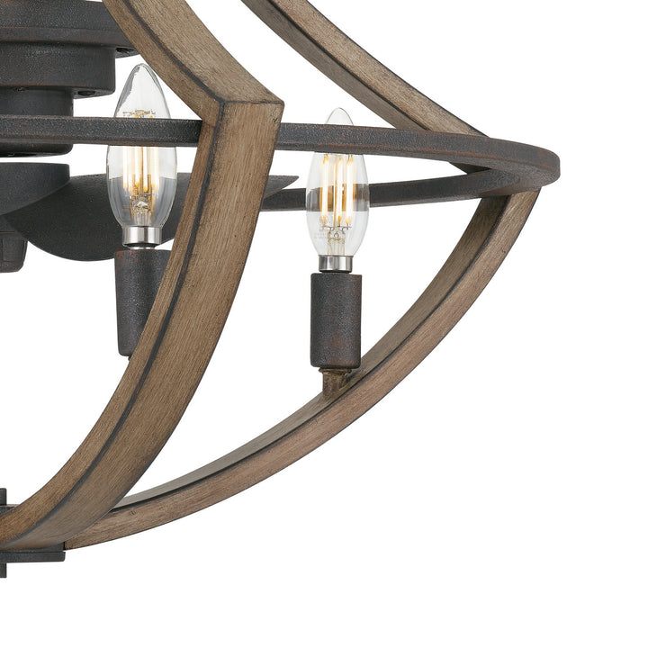Quoizel Four Light Fandelier