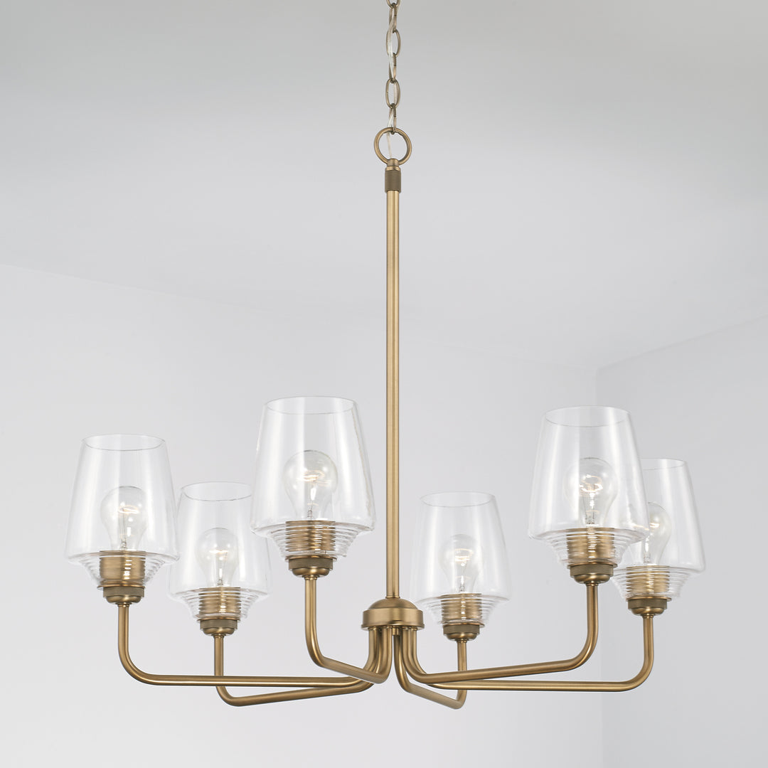 Capital Lighting Six Light Chandelier