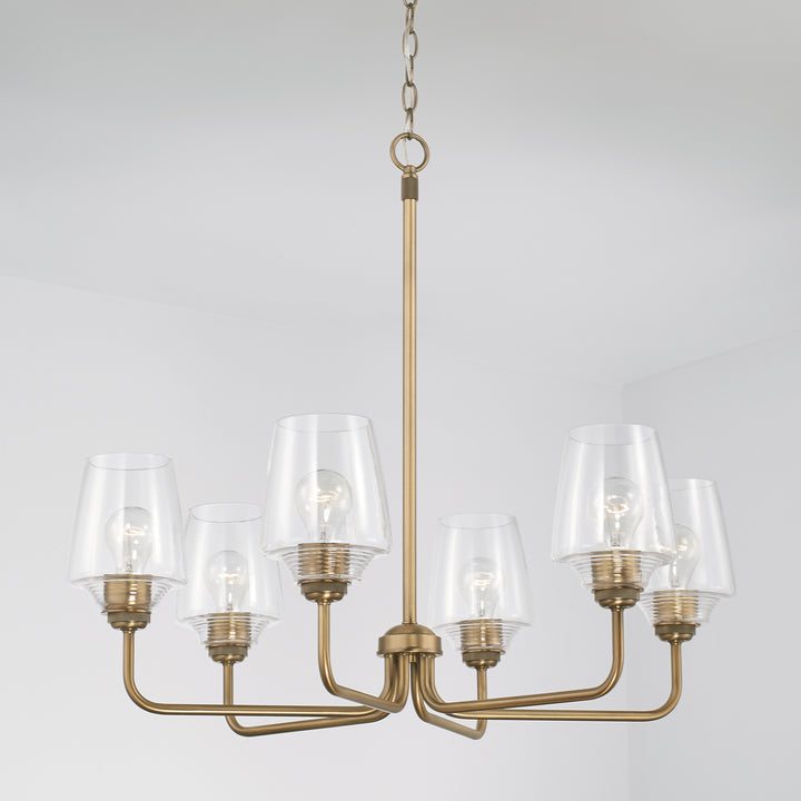 Capital Lighting Six Light Chandelier