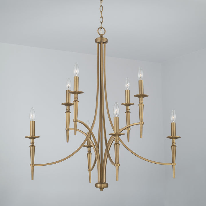 Capital Lighting Eight Light Chandelier