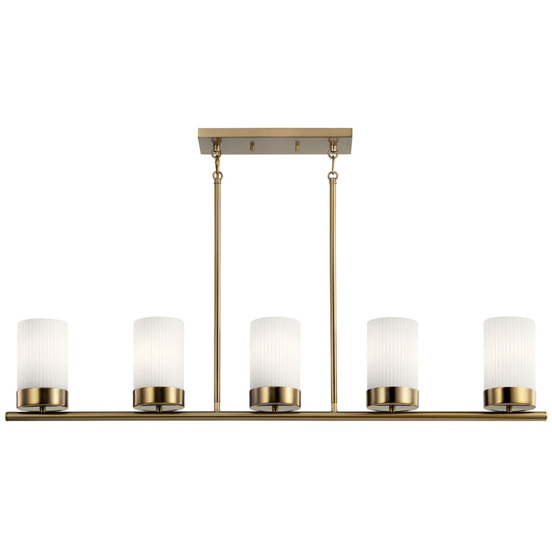 Kichler Five Light Linear Chandelier