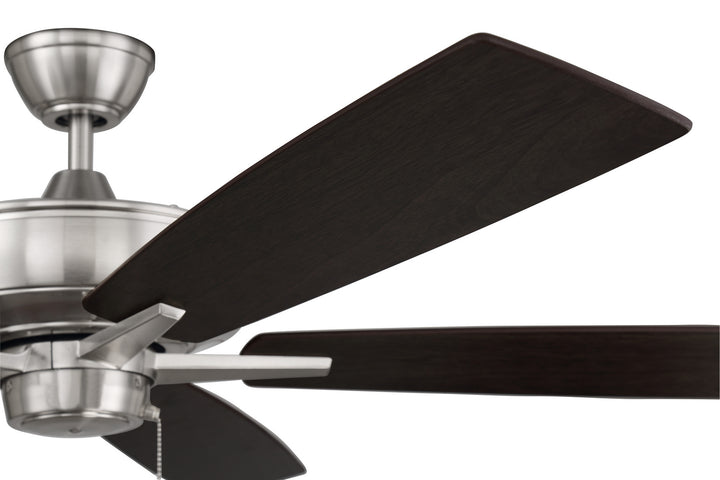 Craftmade Super Pro 60" Ceiling Fan in Brushed Polished Nickel