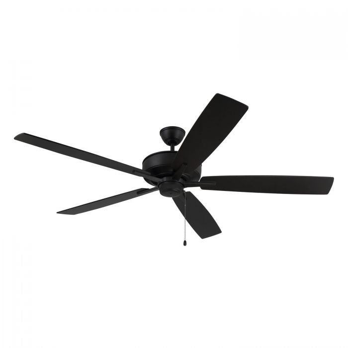 Super Pro 60" Ceiling Fan in Flat Black