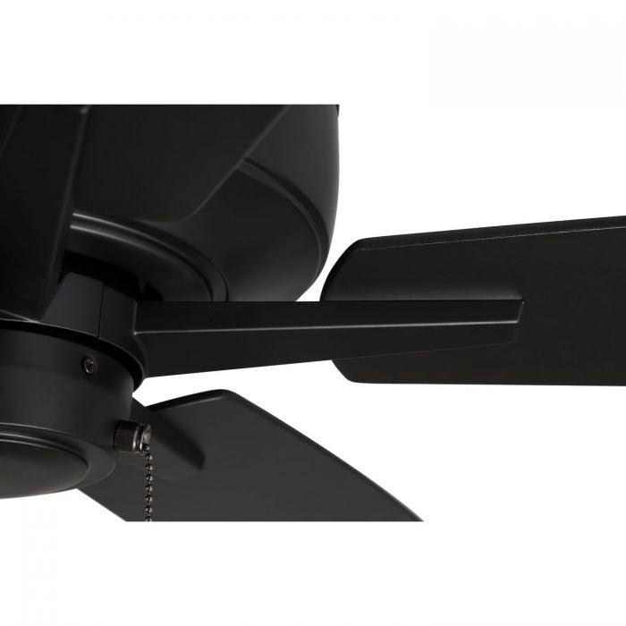 Super Pro 60" Ceiling Fan in Flat Black