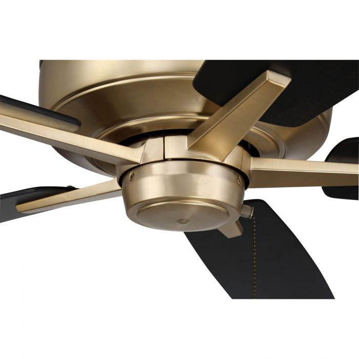 Super Pro 60" Ceiling Fan in Satin Brass