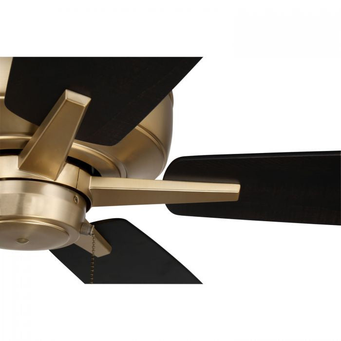 Super Pro 60" Ceiling Fan in Satin Brass