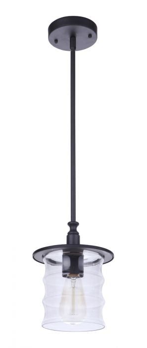 Canon One Light Outdoor Pendant in Midnight