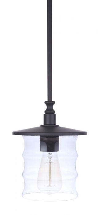 Canon One Light Outdoor Pendant in Midnight