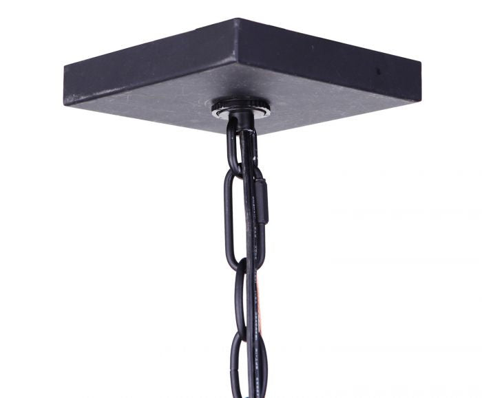 Armstrong Three Light Outdoor Pendant in Midnight