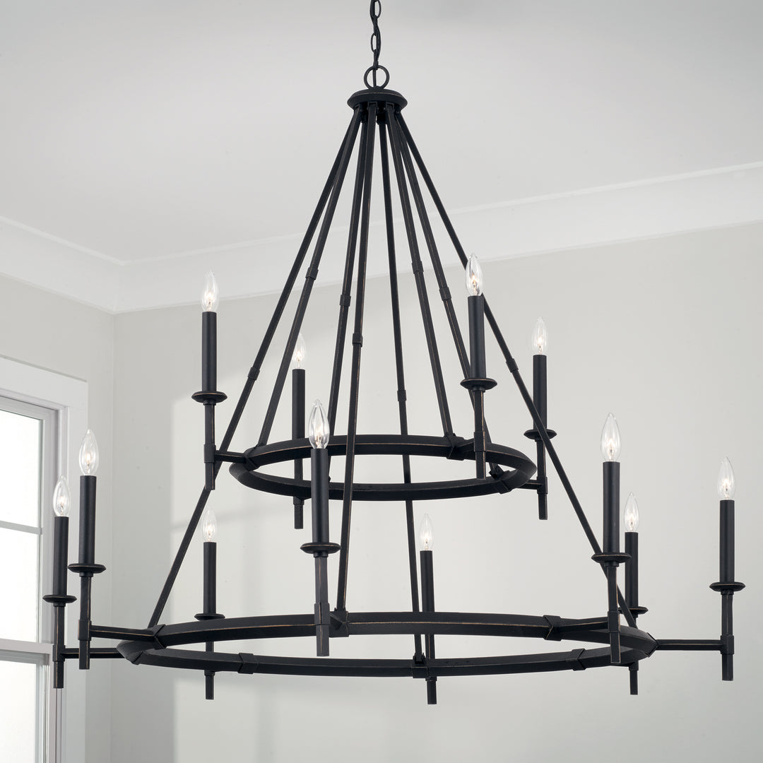 Capital Lighting 12 Light Chandelier